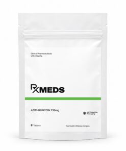 Azithromycin 250mg tablets used for bacterial infection treatment
