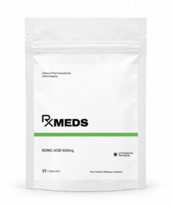 Boric Acid 600mg vaginal capsules used for resistant yeast infection treatment