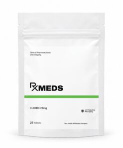 Clomid 25mg tablets used for fertility and hormone treatment