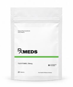 T3/Cytomel 25mcg tablets used for thyroid hormone treatment