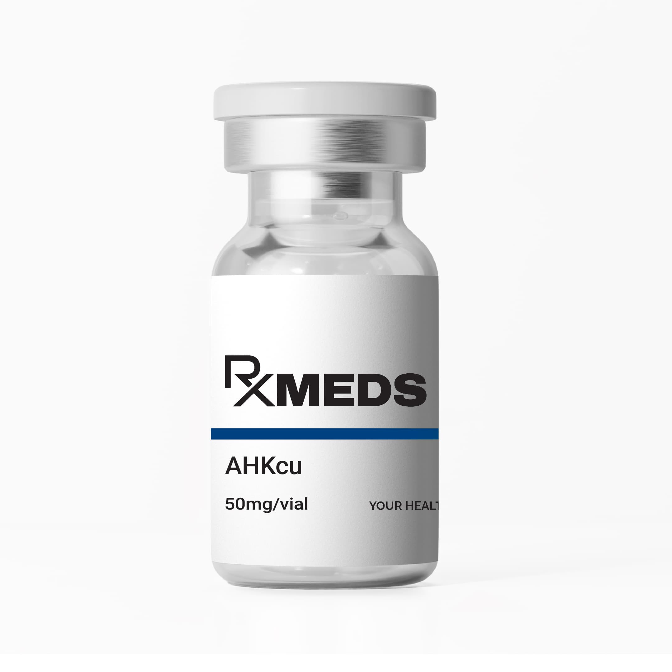 AHK-Cu 50mg research vial used for skin repair and wound healing studies