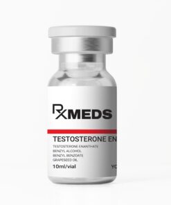 Testosterone Enanthate 250mg/10ml vial used for hormone replacement therapy